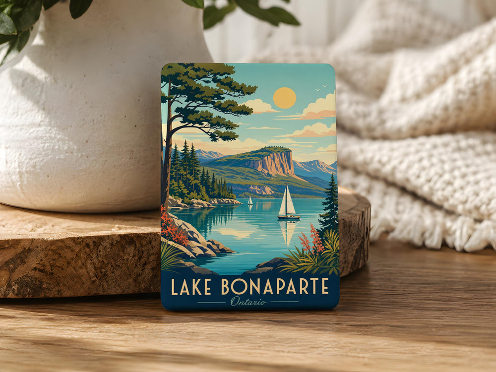 Lake Bonaparte Fridge Magnet, Lake Bonaparte New York Souvenir Magnet, Adirondacks Lake Travel Keepsake Magnet
