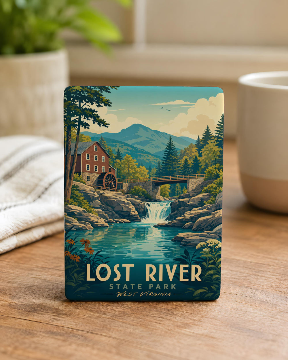 Lost River State Park Fridge Magnet, West Virginia Nature Souvenir, Hiking Camping Travel Keepsake Magnet