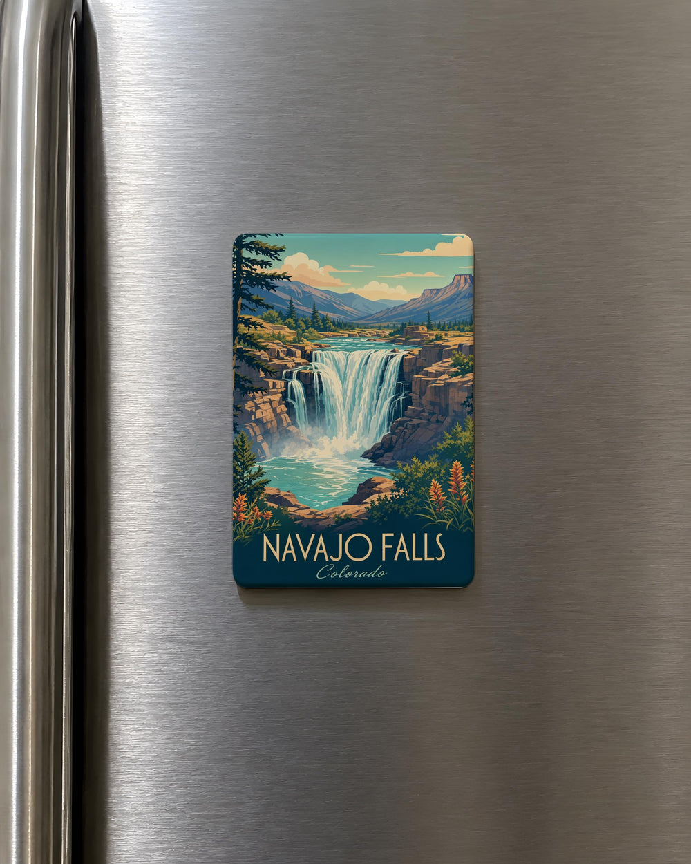 Navajo Falls Fridge Magnet, Havasu Canyon Waterfall Souvenir, Arizona Travel Gift, Grand Canyon Keepsake Magnet