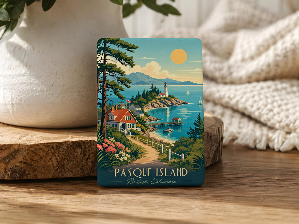 Easter Island Moai Statue Fridge Magnet, Rapa Nui Island Souvenir Magnet, Polynesian Stone Head Magnet