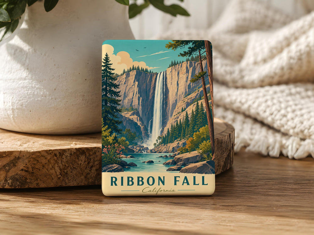 Fall Ribbon Fridge Magnet, Autumn Ribbon Theme Magnet, Seasonal Ribbon Decor Magnet, Thanksgiving Ribbon Kitchen Magnet