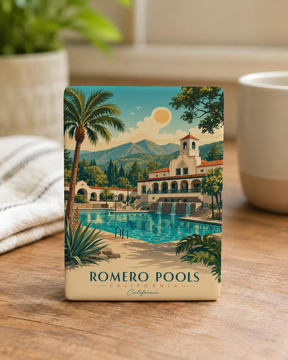 Romero Pools Fridge Magnet, Desert Swimming Hole Souvenir, Arizona Nature Landmark Magnet, Outdoor Adventure Travel Keepsake