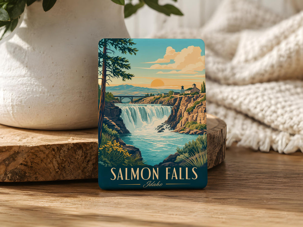 Salmon Falls Idaho Fridge Magnet, Salmon Falls Scenic Souvenir Magnet, Idaho Travel Keepsake Magnet, Salmon Falls Gift