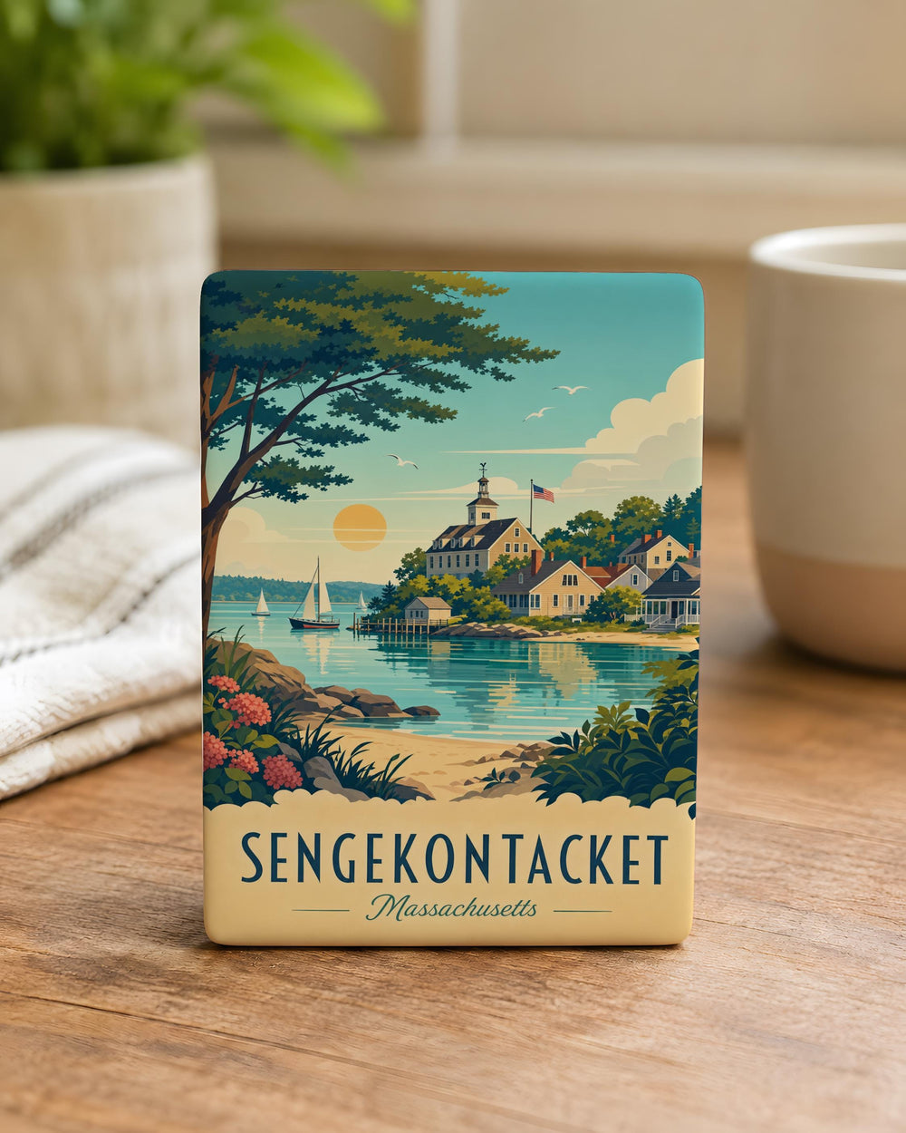 Sengekontacket Fridge Magnet, Swedish Bedtime Contact Joke Magnet, Funny Scandinavian Phrase Refrigerator Magnet