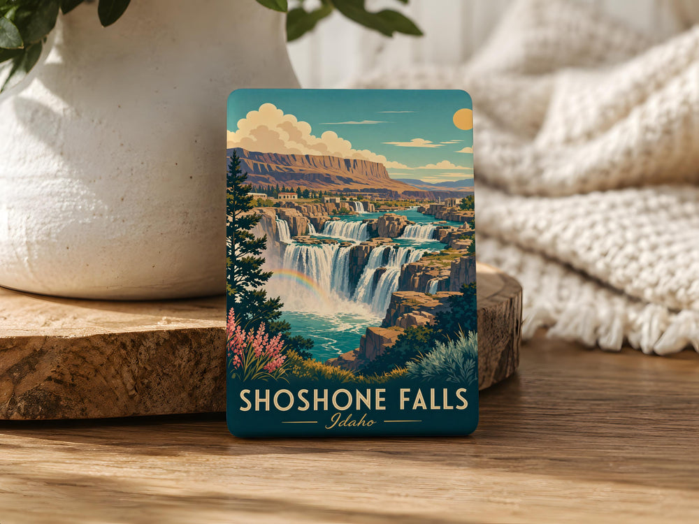 Shoshone Falls Idaho Fridge Magnet, Snake River Waterfall Souvenir, Twin Falls Travel Keepsake Magnet