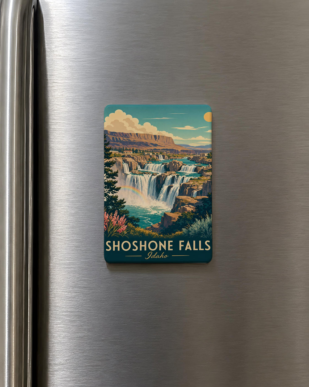 Shoshone Falls Idaho Fridge Magnet, Snake River Waterfall Souvenir, Twin Falls Travel Keepsake Magnet