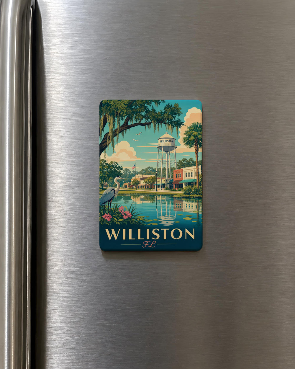 Williston Florida Fridge Magnet, Williston FL Souvenir Magnet, City Travel Keepsake Magnet, Florida Gift Magnet