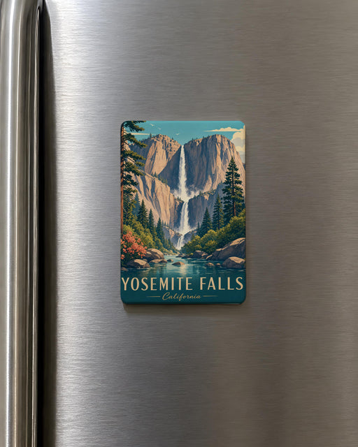 Yosemite Falls Fridge Magnet, Yosemite National Park Waterfall Souvenir, California Travel Keepsake Magnet