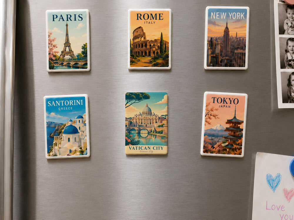 Vatican City Fridge Magnet, Vatican City Souvenir Magnet, Rome Italy Travel Landmark Gift, Catholic Vatican Keepsake Magnet