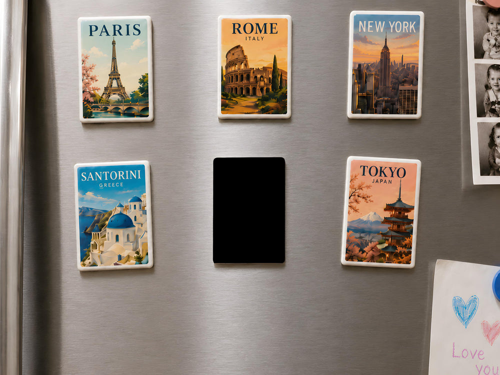 Vilnius Lithuania Fridge Magnet, Vilnius City Souvenir Magnet, Lithuania Travel Gift, Vilnius Landmark Keepsake Magnet