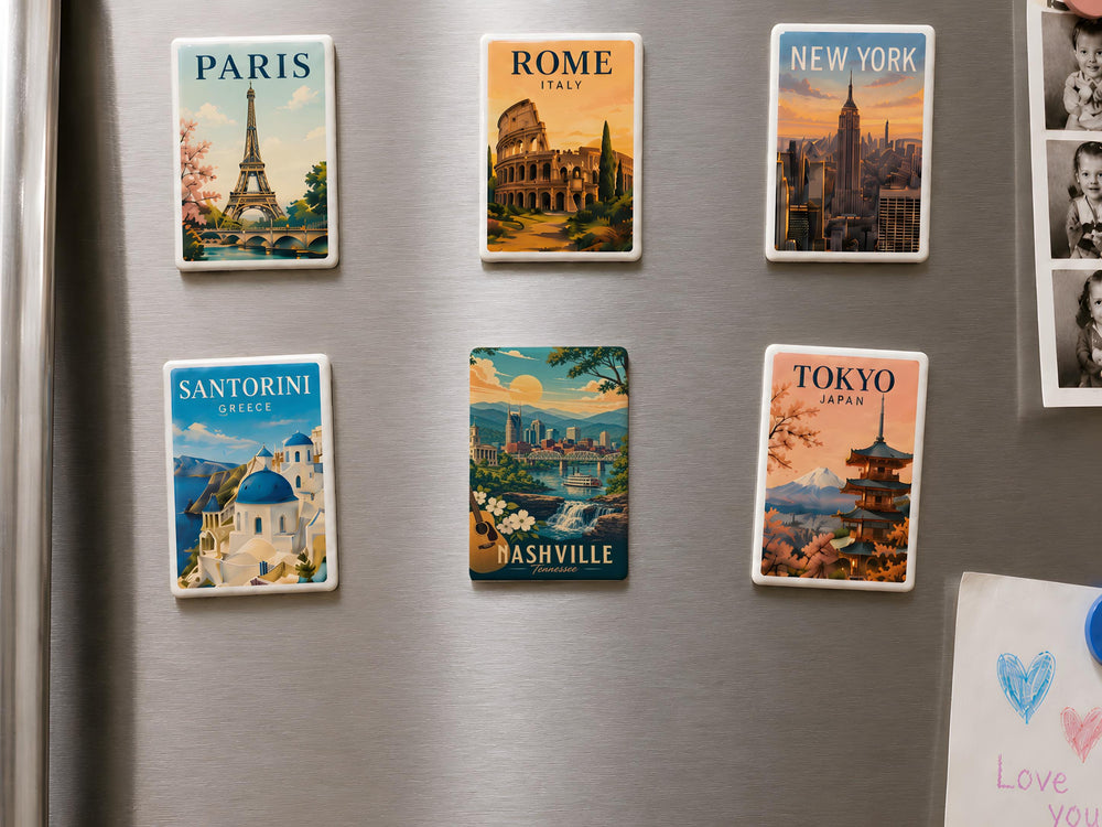 Tennessee Fridge Magnet, Tennessee State Souvenir Magnet, Tennessee Travel Gift, Tennessee Keepsake Magnet, Tennessee Kitchen Decor