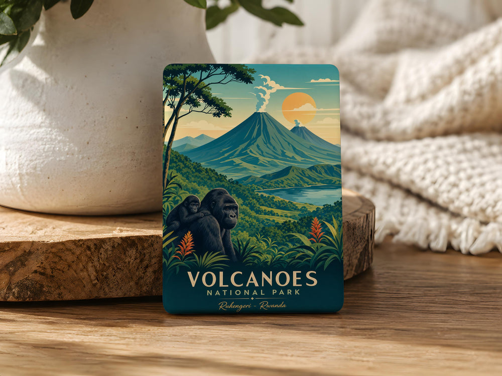 Volcanoes National Park Fridge Magnet, Hawaii Volcanoes Souvenir Magnet, National Park Travel Keepsake Gift