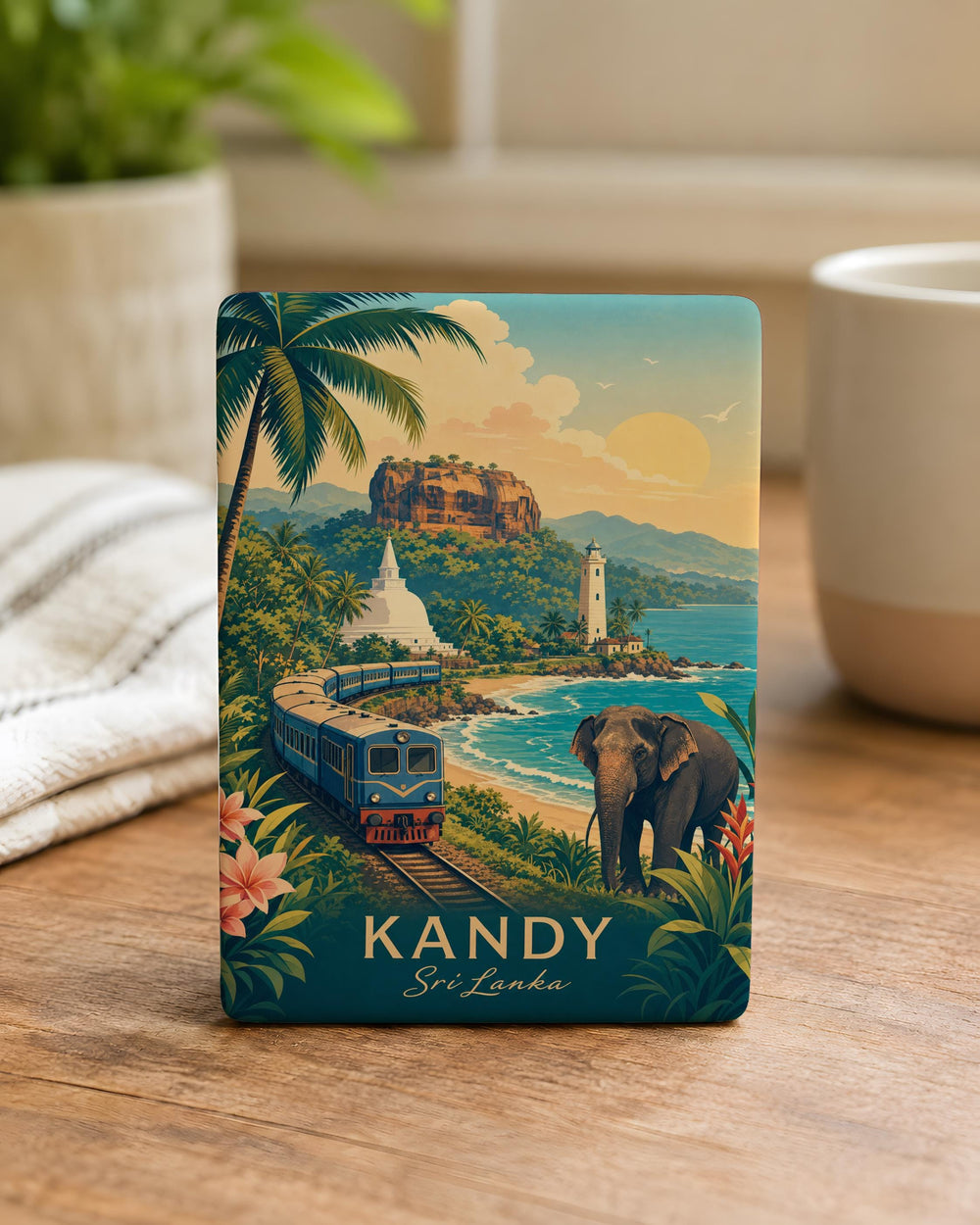Sri Lanka Fridge Magnet, Sri Lanka Souvenir Magnet, Sri Lanka Travel Magnet, Sri Lanka Map Magnet, Sri Lanka Gift Magnet