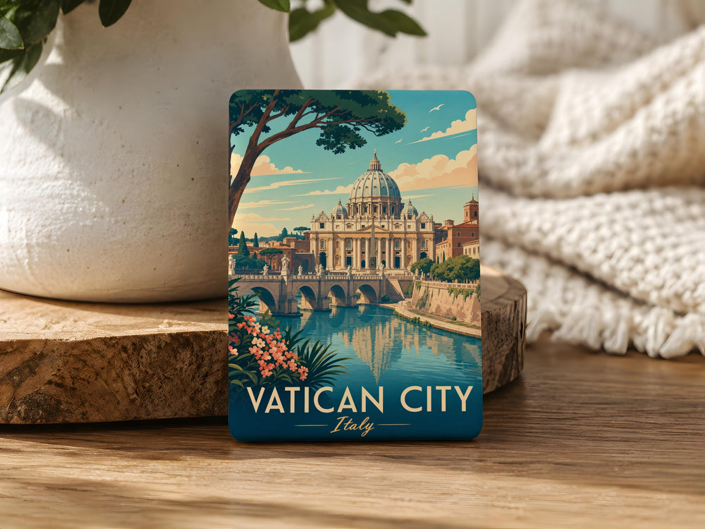 St Peter’s Basilica Fridge Magnet, Vatican City Souvenir Magnet, Rome Italy Landmark Refrigerator Magnet, Catholic Church Gift