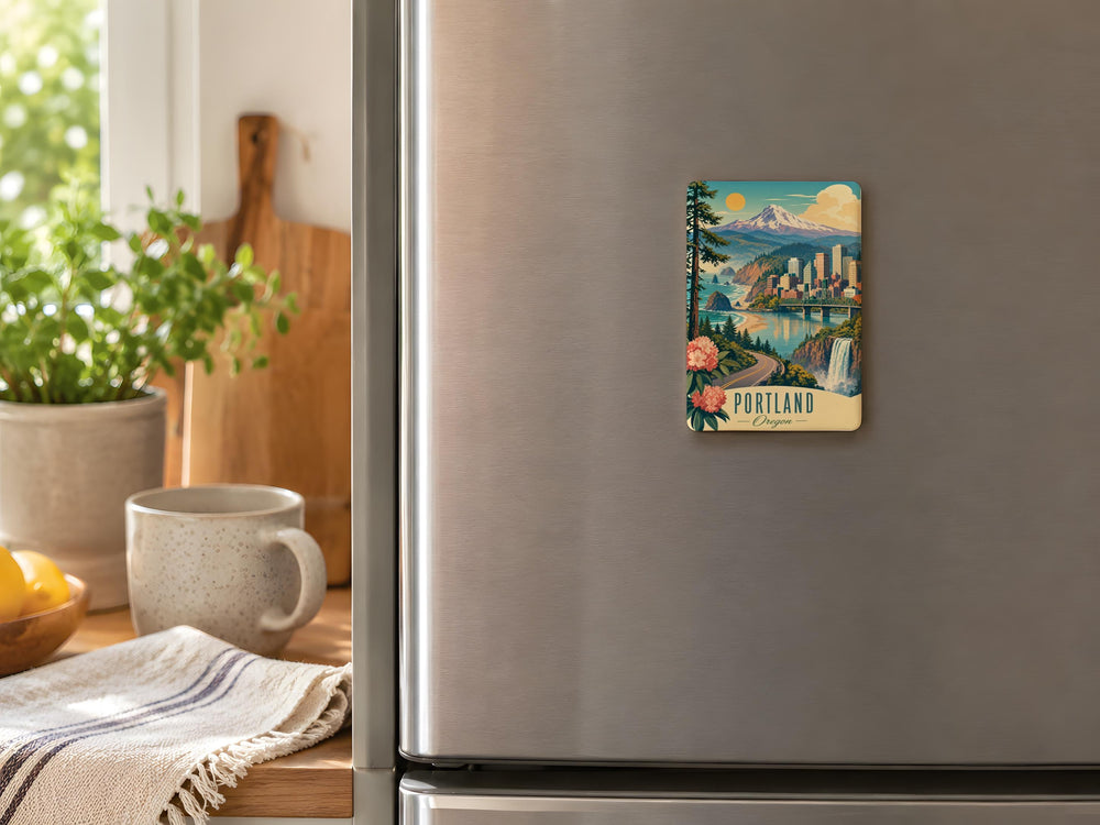 Oregon Fridge Magnet, Oregon State Souvenir Magnet, Oregon Travel Gift, Oregon Keepsake, Oregon Home Decor Magnet