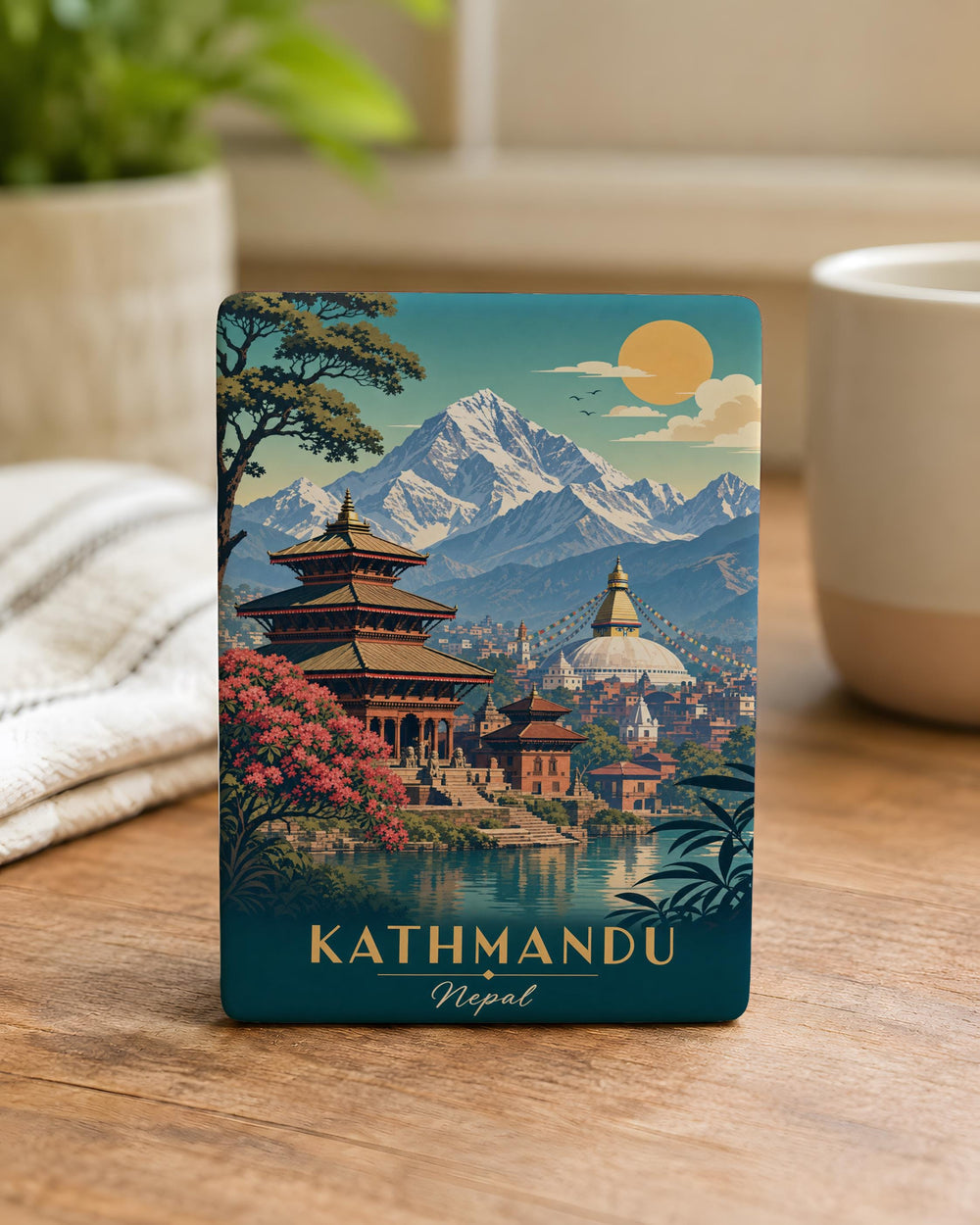 Nepal Fridge Magnet, Nepal Souvenir Magnet, Nepal Travel Gift, Nepal Landmark Magnet, Nepal Vacation Keepsake Magnet