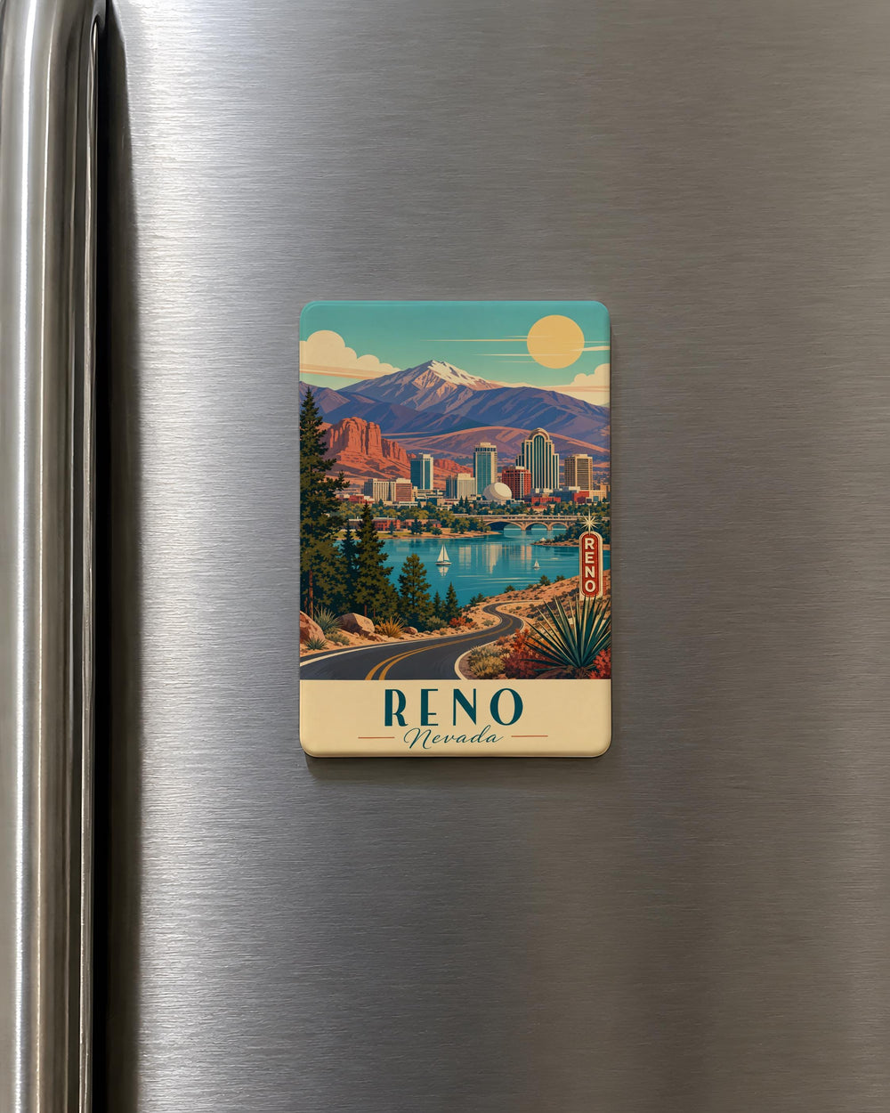 Nevada Fridge Magnet, Nevada State Souvenir Magnet, Nevada Travel Gift, Nevada Keepsake Magnet, Nevada Home Decor Magnet
