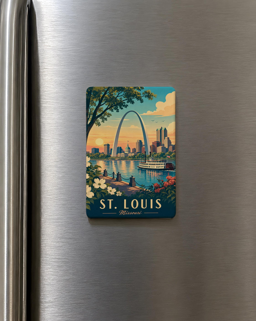 Missouri Fridge Magnet, Missouri State Souvenir Magnet, Missouri Travel Gift, Missouri State Magnet, USA State Keepsake Magnet