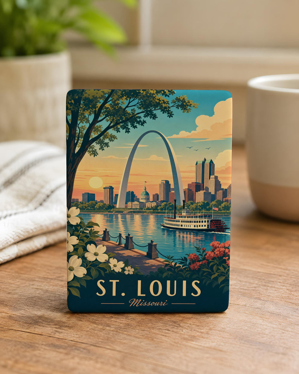 Missouri Fridge Magnet, Missouri State Souvenir Magnet, Missouri Travel Gift, Missouri State Magnet, USA State Keepsake Magnet