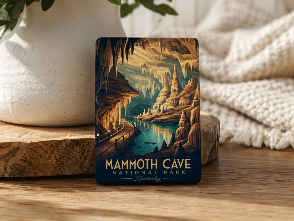 Mammoth Cave National Park Fridge Magnet, Kentucky Cave Souvenir, Underground Caverns Travel Magnet, National Park Gift