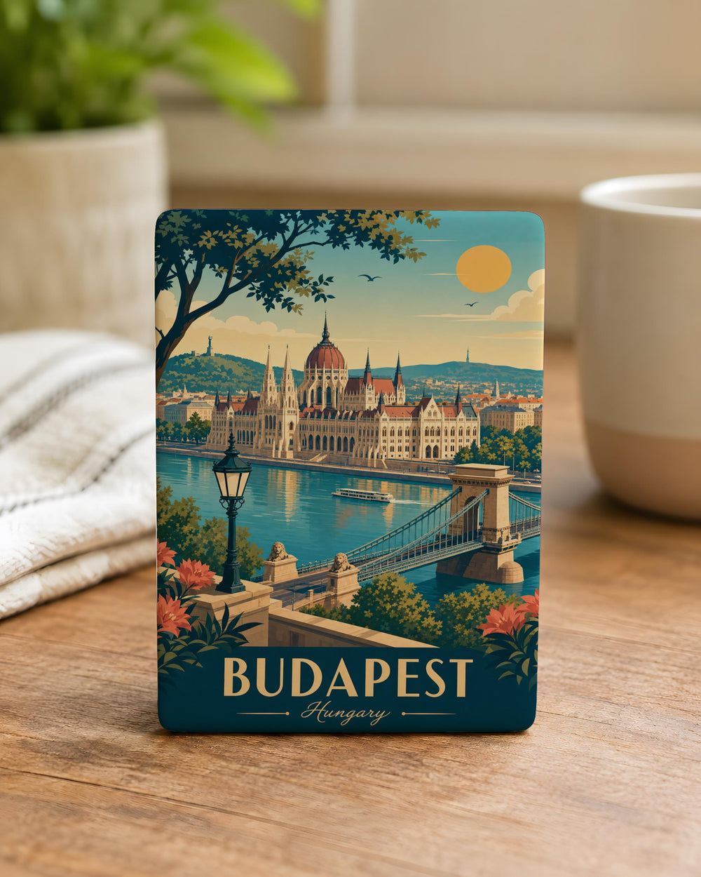 Hungary Fridge Magnet, Hungary Travel Souvenir Magnet, Budapest Hungary Magnet, Hungarian Landmark Refrigerator Magnet, Gift for Travelers
