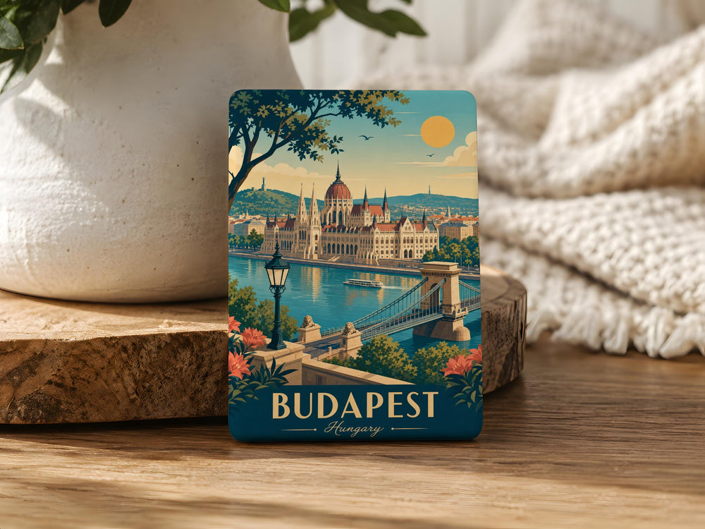 Hungary Fridge Magnet, Hungary Travel Souvenir Magnet, Budapest Hungary Magnet, Hungarian Landmark Refrigerator Magnet, Gift for Travelers