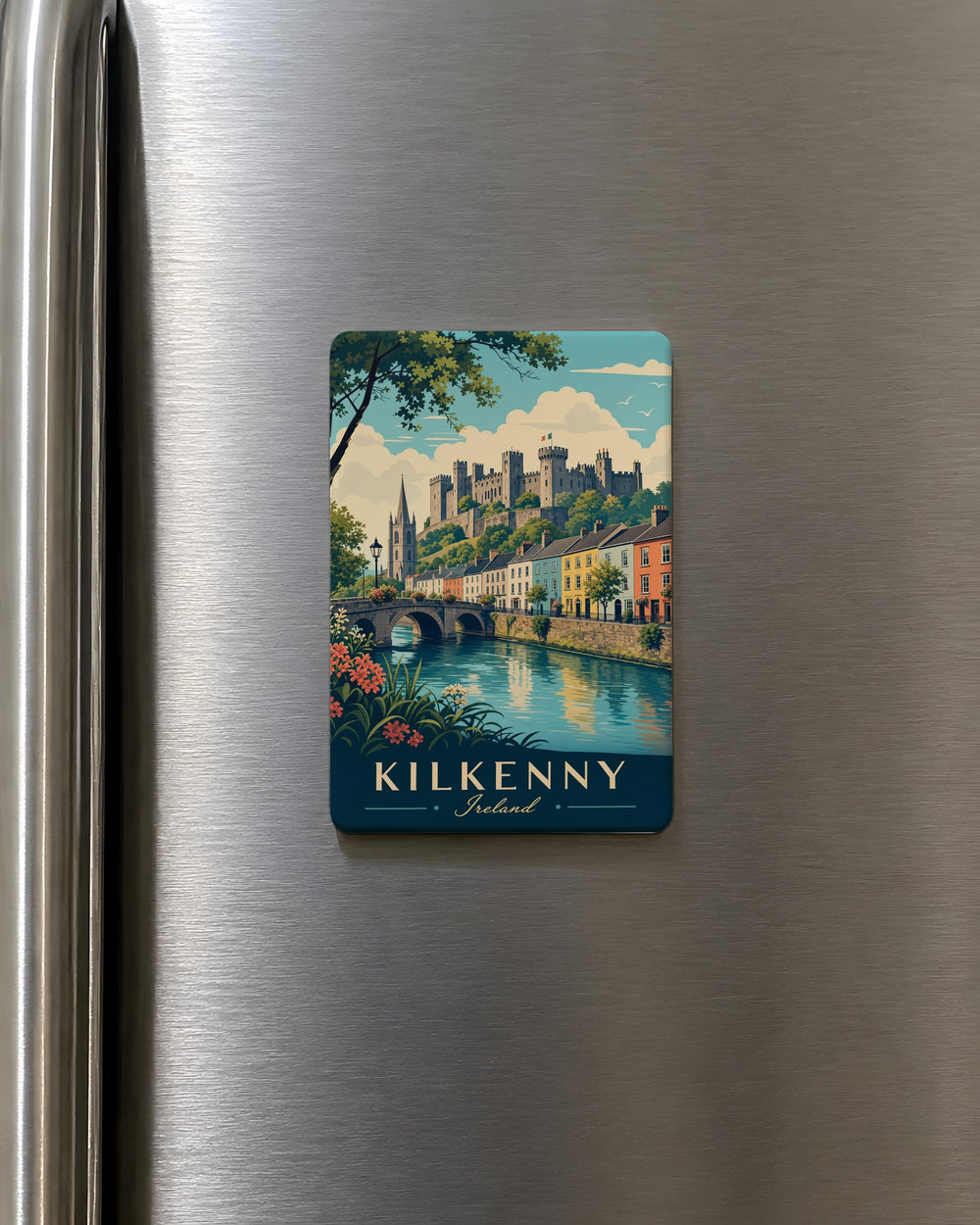 Kilkenny Ireland Fridge Magnet, Kilkenny City Souvenir Magnet, Irish Travel Keepsake, Ireland Landmark Gift