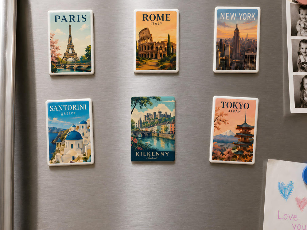 Kilkenny Ireland Fridge Magnet, Kilkenny City Souvenir Magnet, Irish Travel Keepsake, Ireland Landmark Gift