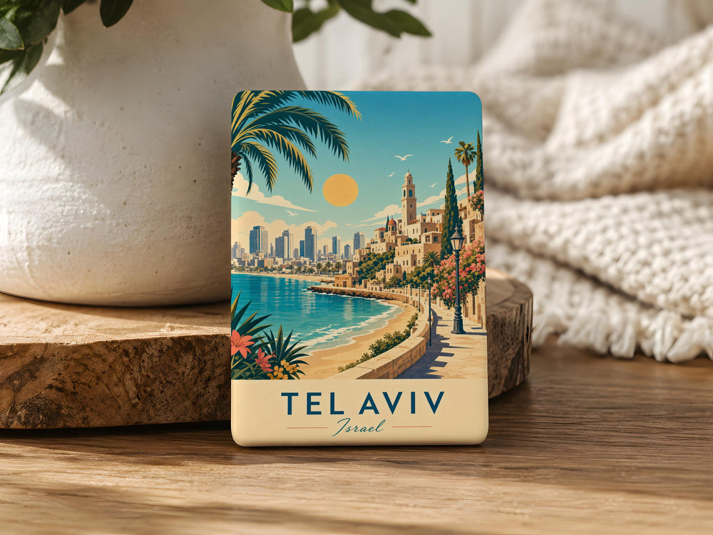Israel Fridge Magnet, Israel Souvenir Magnet, Holy Land Travel Keepsake Magnet, Israel Gift, Jerusalem Israel Magnet