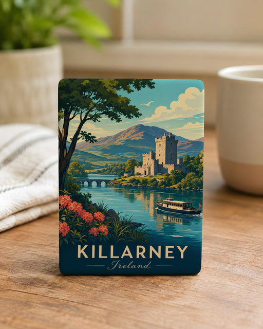 Killarney Ireland Fridge Magnet, Killarney National Park Souvenir, Lakes and Mountains Travel Keepsake Magnet