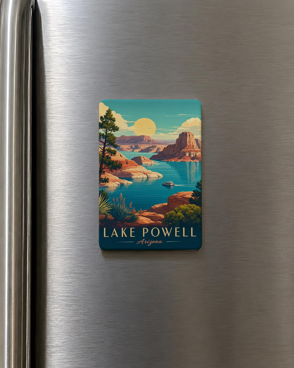 Lake Powell Fridge Magnet, Lake Powell Arizona Souvenir Magnet, Glen Canyon National Recreation Area Travel Gift