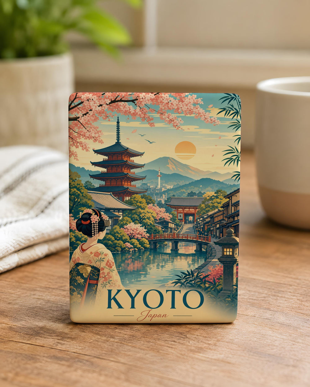Kyoto Japan Fridge Magnet, Kyoto Souvenir Magnet, Japan Travel Magnet, Kyoto Landmark Refrigerator Magnet, Kyoto Gift