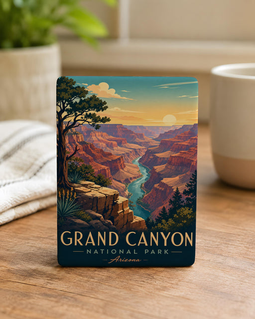 Grand Canyon National Park Fridge Magnet, Arizona Canyon Souvenir Magnet, Scenic Landscape Travel Keepsake Gift