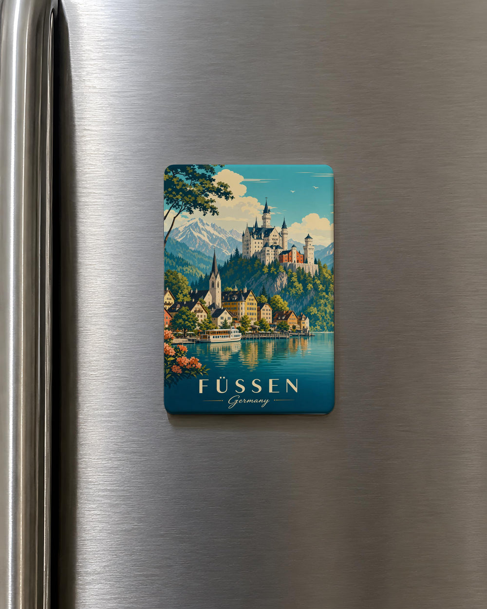Germany Fridge Magnet, Deutschland Souvenir Magnet, Germany Travel Gift, German Landmark Magnet, Germany Keepsake Magnet