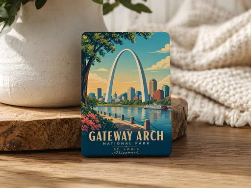 Gateway Arch National Park Fridge Magnet