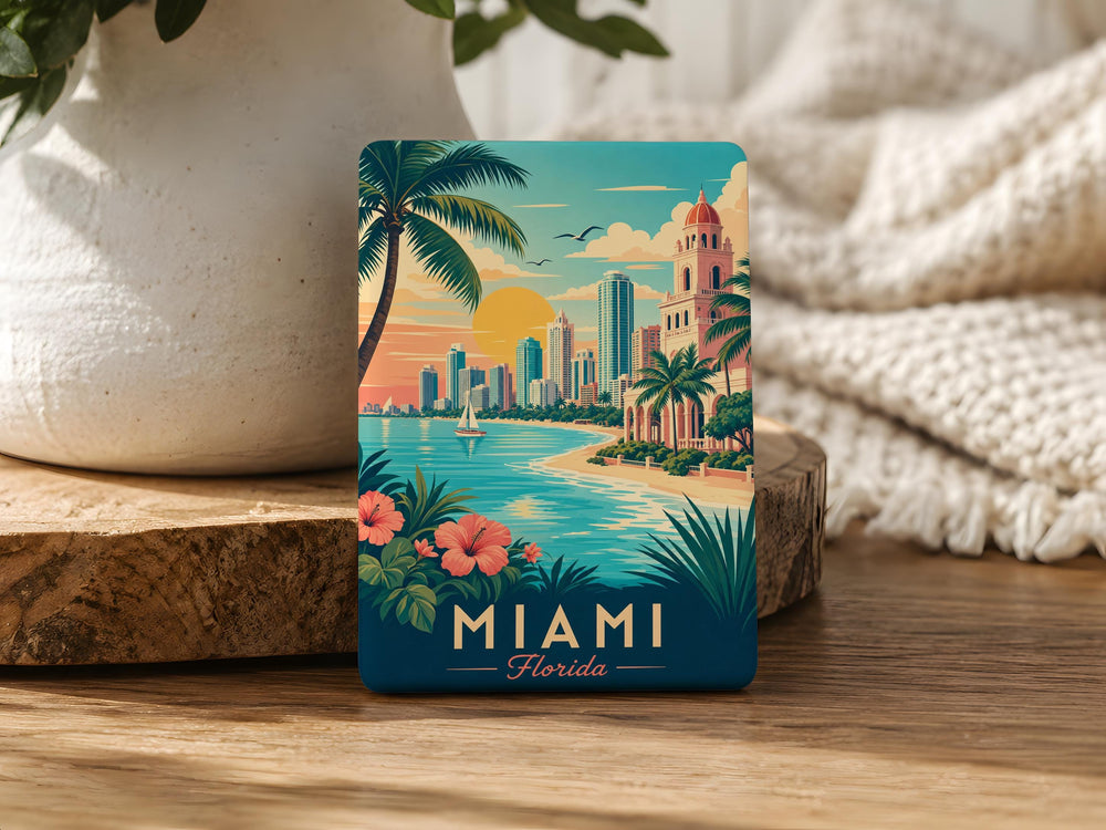 Florida Fridge Magnet, Florida Souvenir Magnet, Florida Travel Gift, Florida Vacation Keepsake, Florida State Magnet