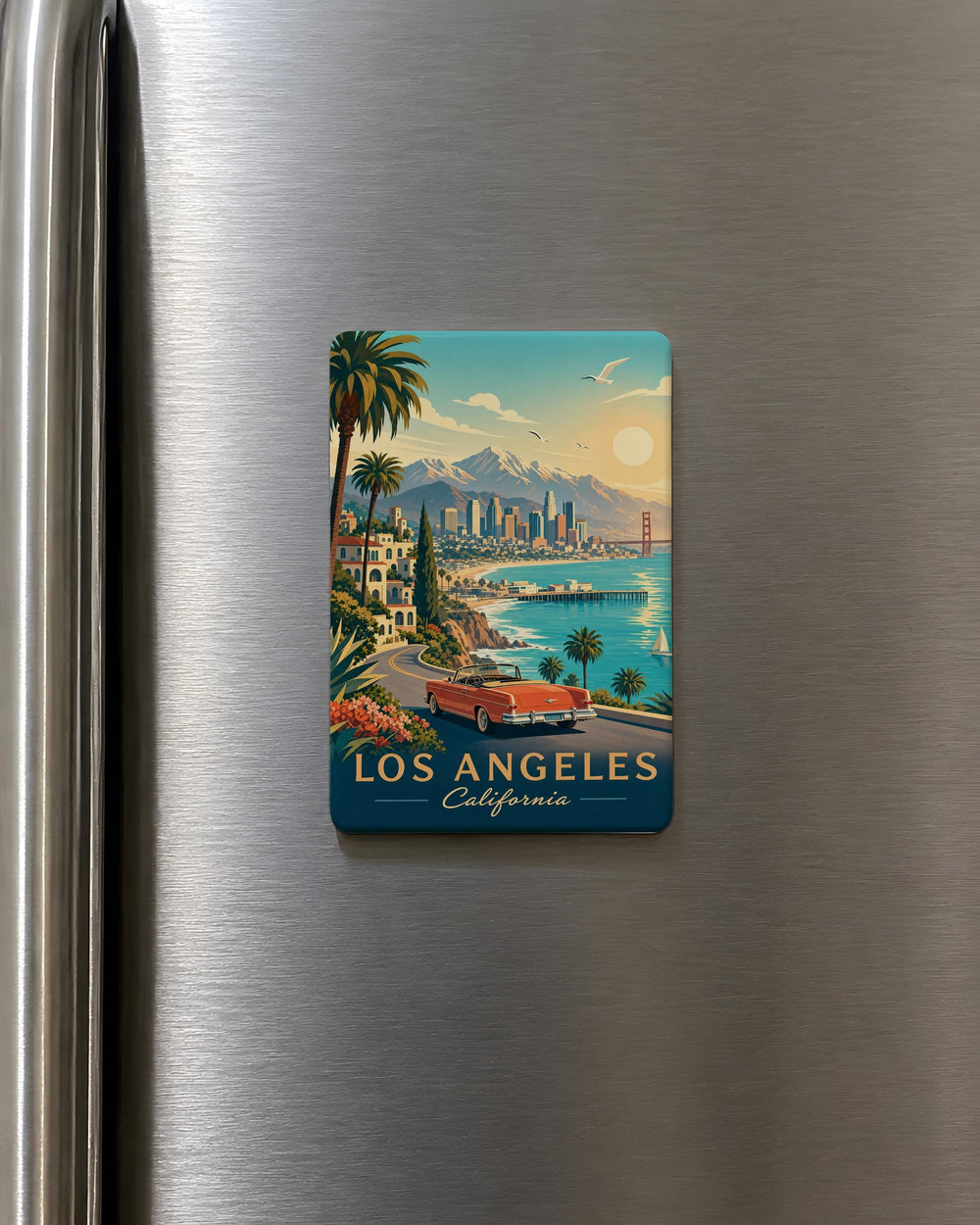 California Fridge Magnet, California State Souvenir Magnet, California Travel Gift, USA State Magnet, California Keepsake Magnet