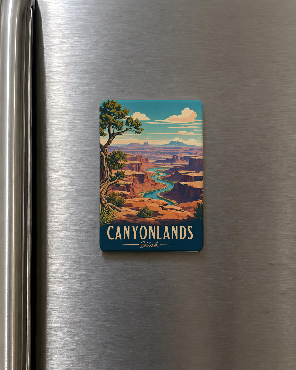 Canyonlands National Park Fridge Magnet, Utah Desert Landscape Souvenir, Outdoor Adventure Travel Keepsake Gift
