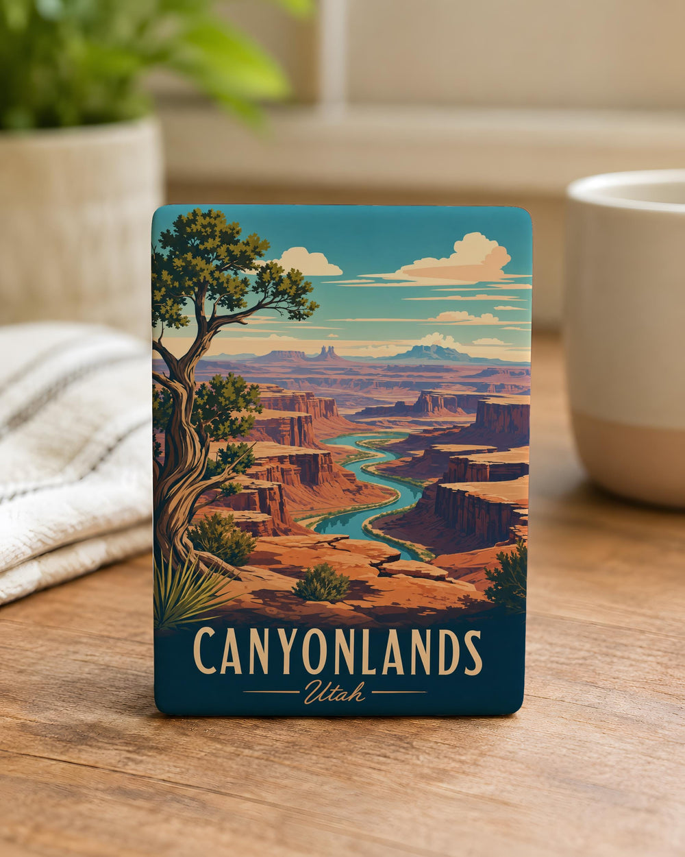 Canyonlands National Park Fridge Magnet, Utah Desert Landscape Souvenir, Outdoor Adventure Travel Keepsake Gift