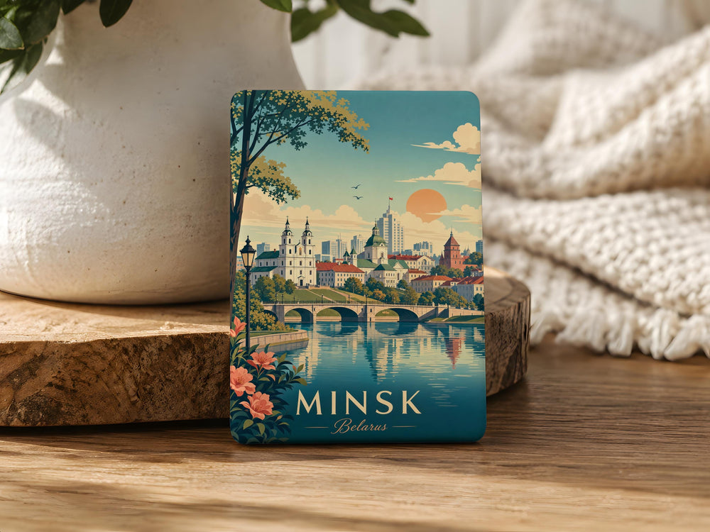 Belarus Fridge Magnet, Belarus Souvenir Magnet, Belarus Travel Gift, Belarus Country Magnet, Belarus Keepsake Magnet