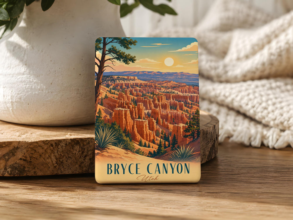 Bryce Canyon National Park Fridge Magnet, Utah Hoodoos Souvenir, Scenic Travel Landmark Refrigerator Magnet