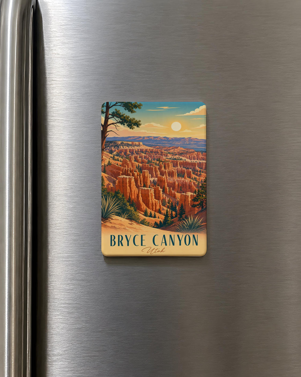 Bryce Canyon National Park Fridge Magnet, Utah Hoodoos Souvenir, Scenic Travel Landmark Refrigerator Magnet