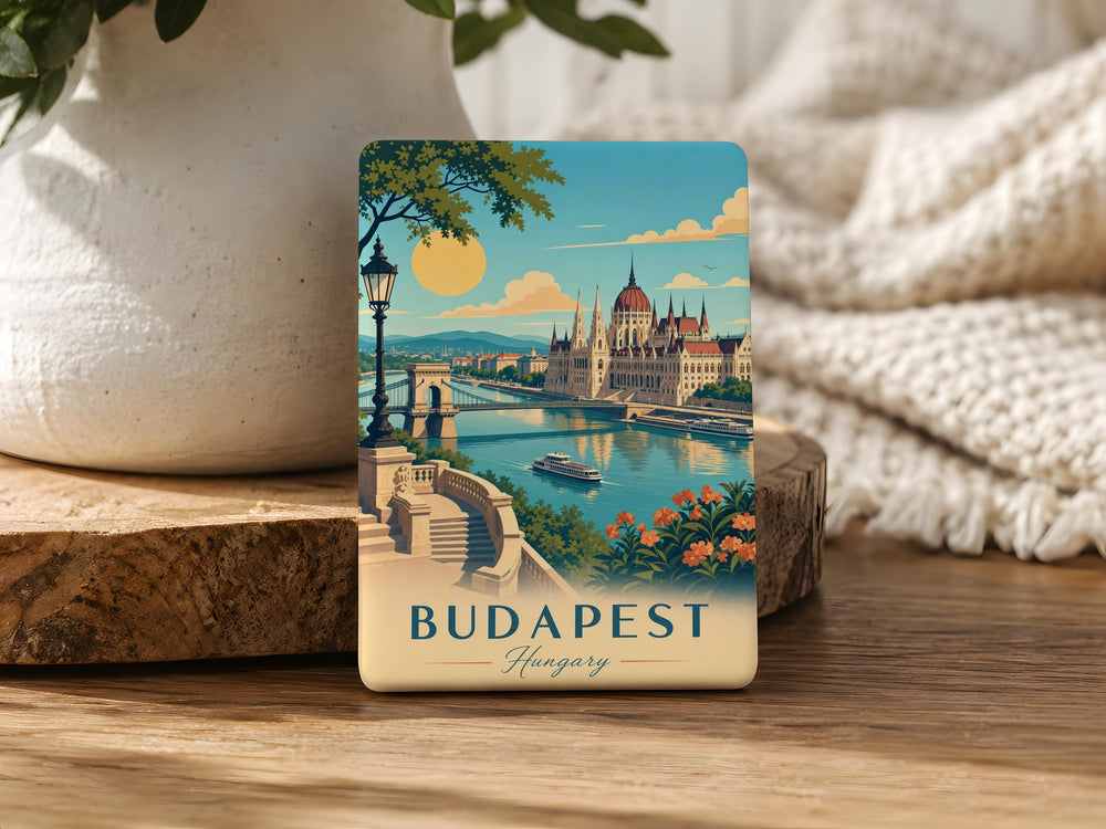 Budapest Hungary Fridge Magnet, Budapest Souvenir Magnet, Hungary Travel Gift, Budapest Landmark Magnet, Budapest Keepsake Magnet