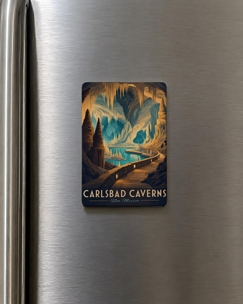 Carlsbad Caverns Fridge Magnet, New Mexico Cave Souvenir Magnet, Carlsbad Caverns National Park Magnet