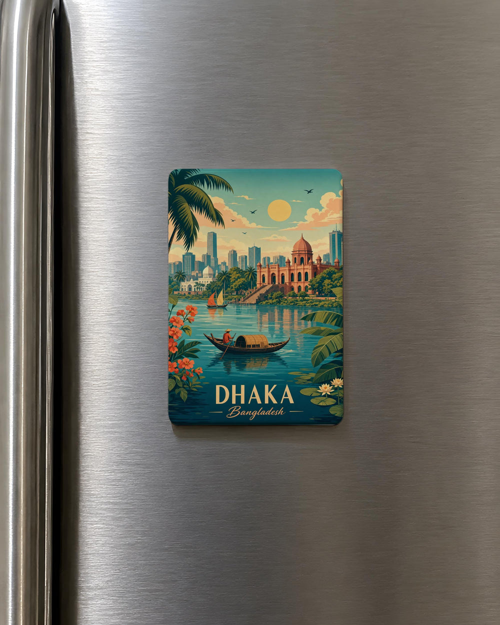 Bangladesh Fridge Magnet, Bangladesh Souvenir Magnet, Bangladesh Travel Gift, Bangladesh Country Magnet, Bangladesh Keepsake Magnet