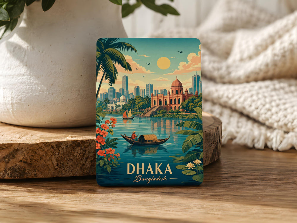 Bangladesh Fridge Magnet, Bangladesh Souvenir Magnet, Bangladesh Travel Gift, Bangladesh Country Magnet, Bangladesh Keepsake Magnet