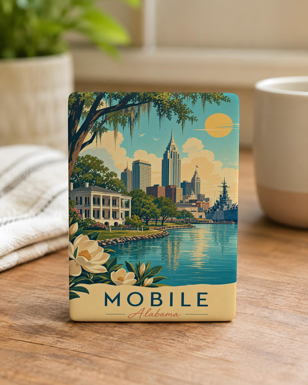 Alabama Fridge Magnet, Alabama State Souvenir Magnet, Alabama Travel Gift, Alabama Home Decor Magnet