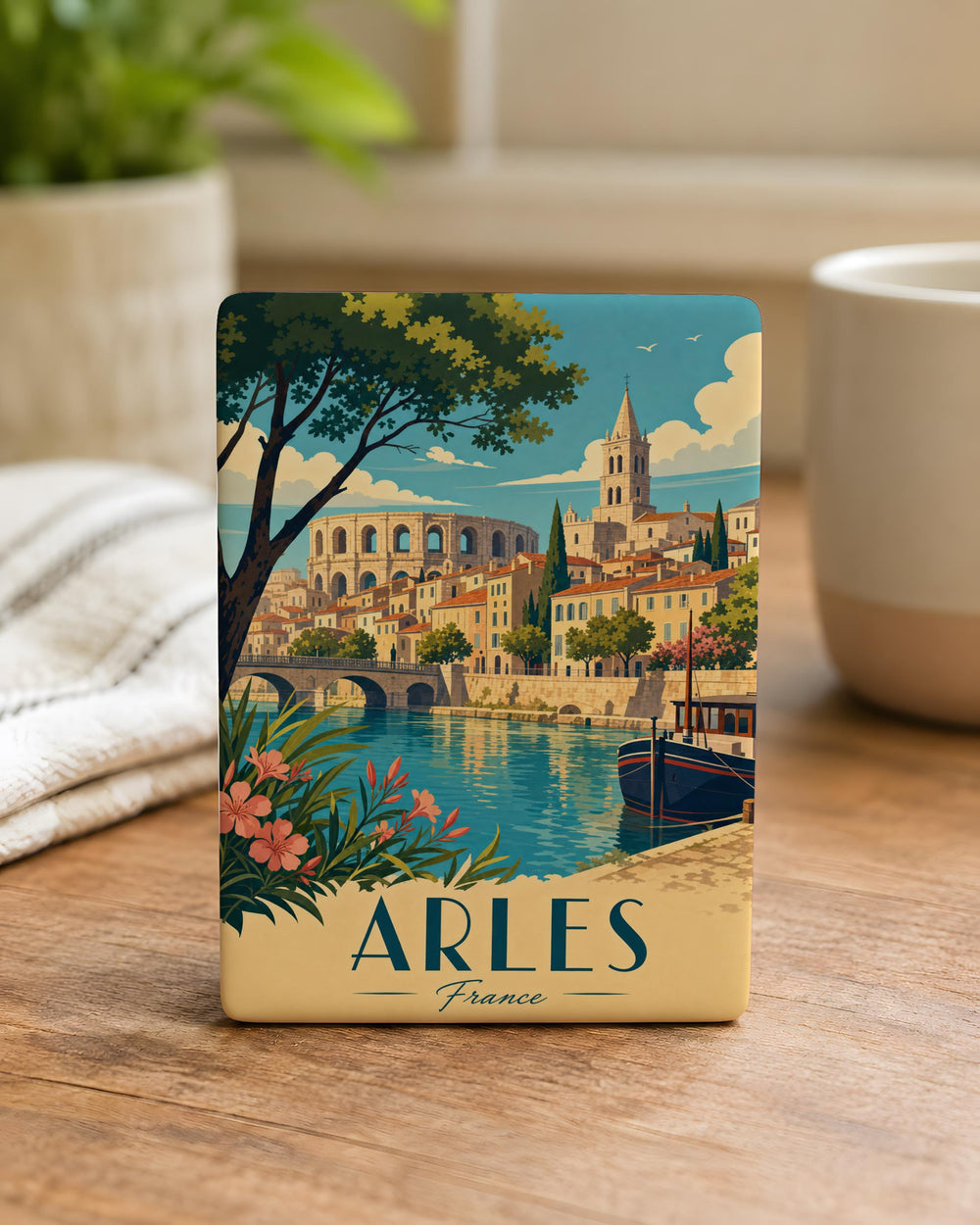 Arles France Fridge Magnet, Arles Travel Souvenir Magnet, Provence Landmark Keepsake, French City Vacation Gift Magnet