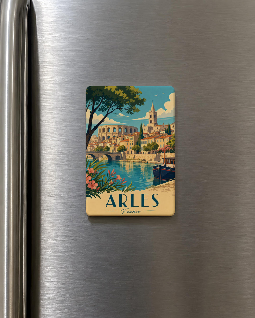 Arles France Fridge Magnet, Arles Travel Souvenir Magnet, Provence Landmark Keepsake, French City Vacation Gift Magnet