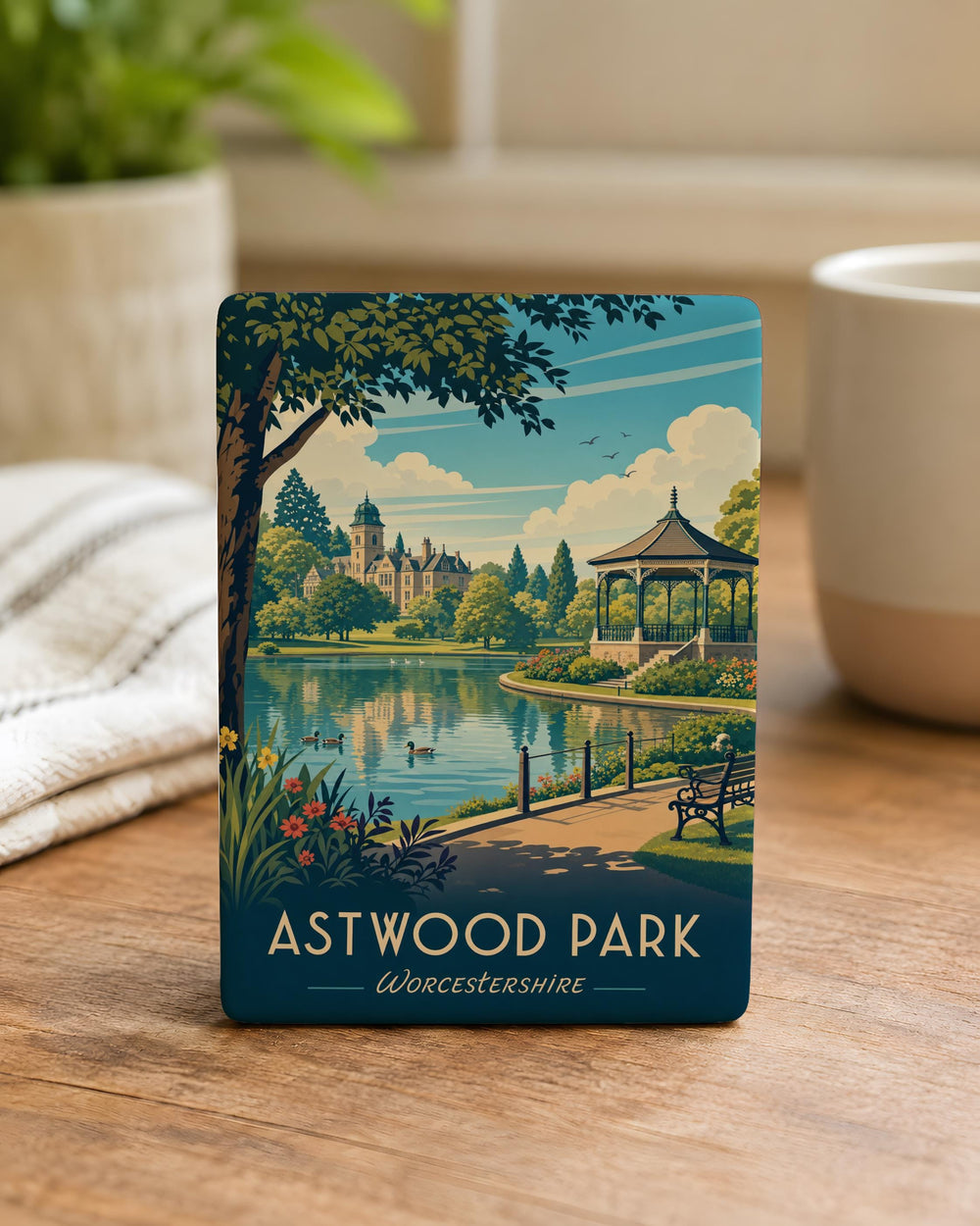 Astwood Park Fridge Magnet, Astwood Park Landmark Souvenir Magnet, Park Travel Keepsake, UK Park Gift